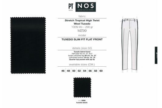 MZ99 - Tuxedo Dressy Wool Stretch